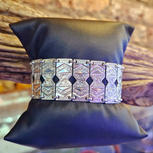 Estate Silver Link Bracelet