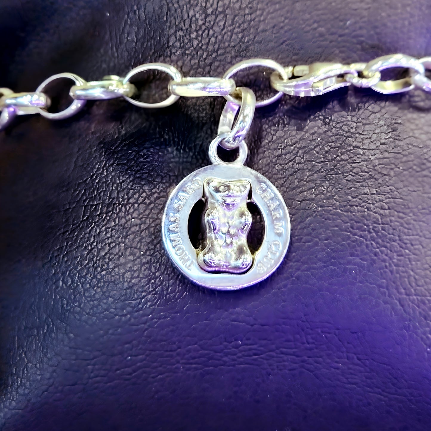 Silver Goldbear Charm Bracelet