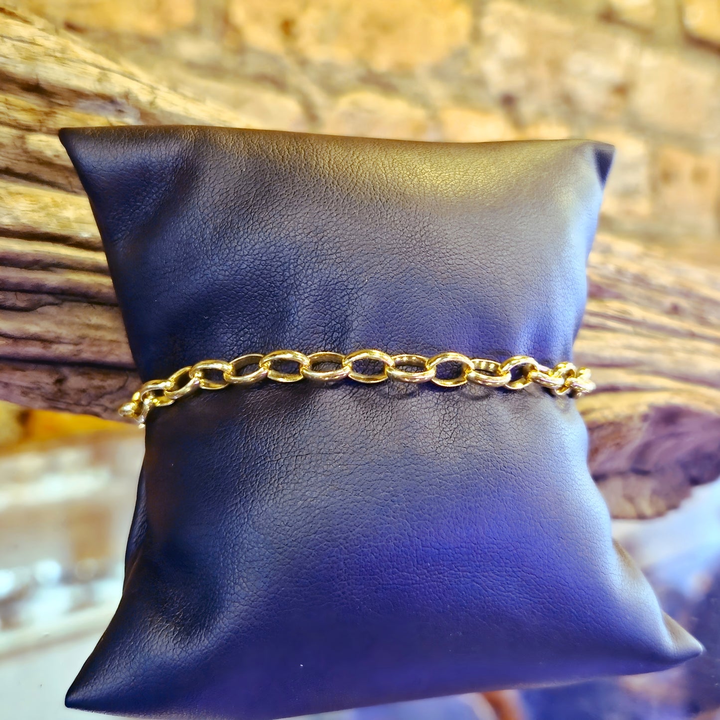 Gold Goldbear Charm Bracelet