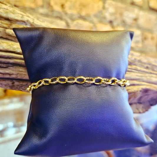 Gold Goldbear Charm Bracelet