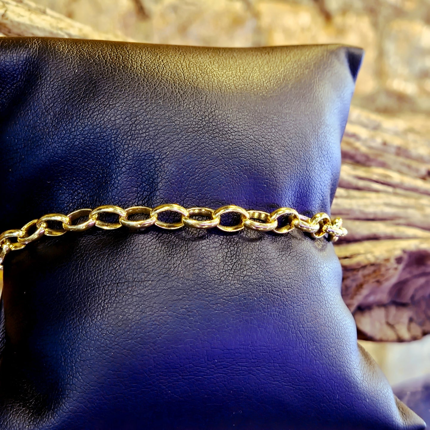 Gold Goldbear Charm Bracelet