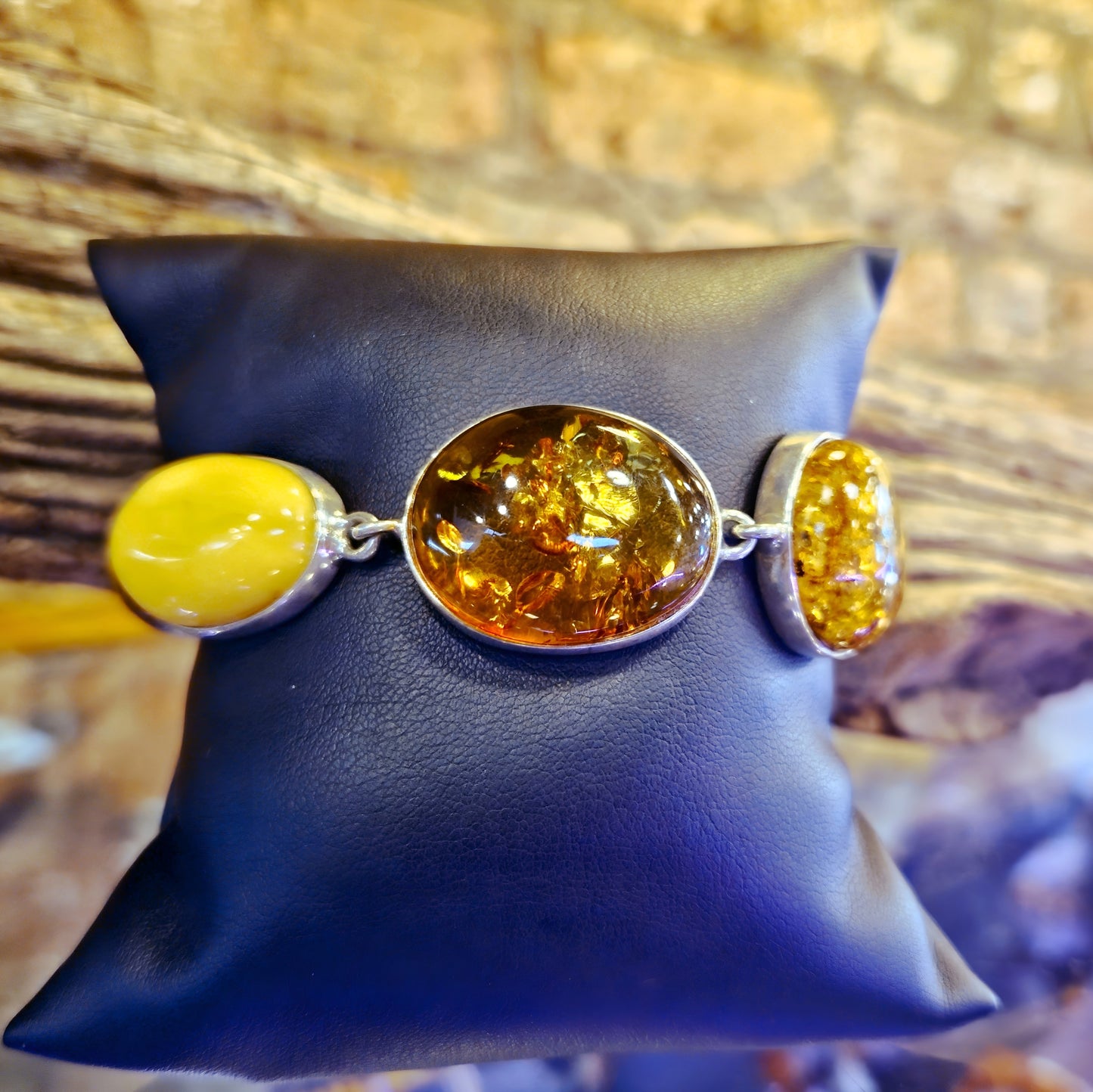 Multi-tone Baltic Amber Bracelet