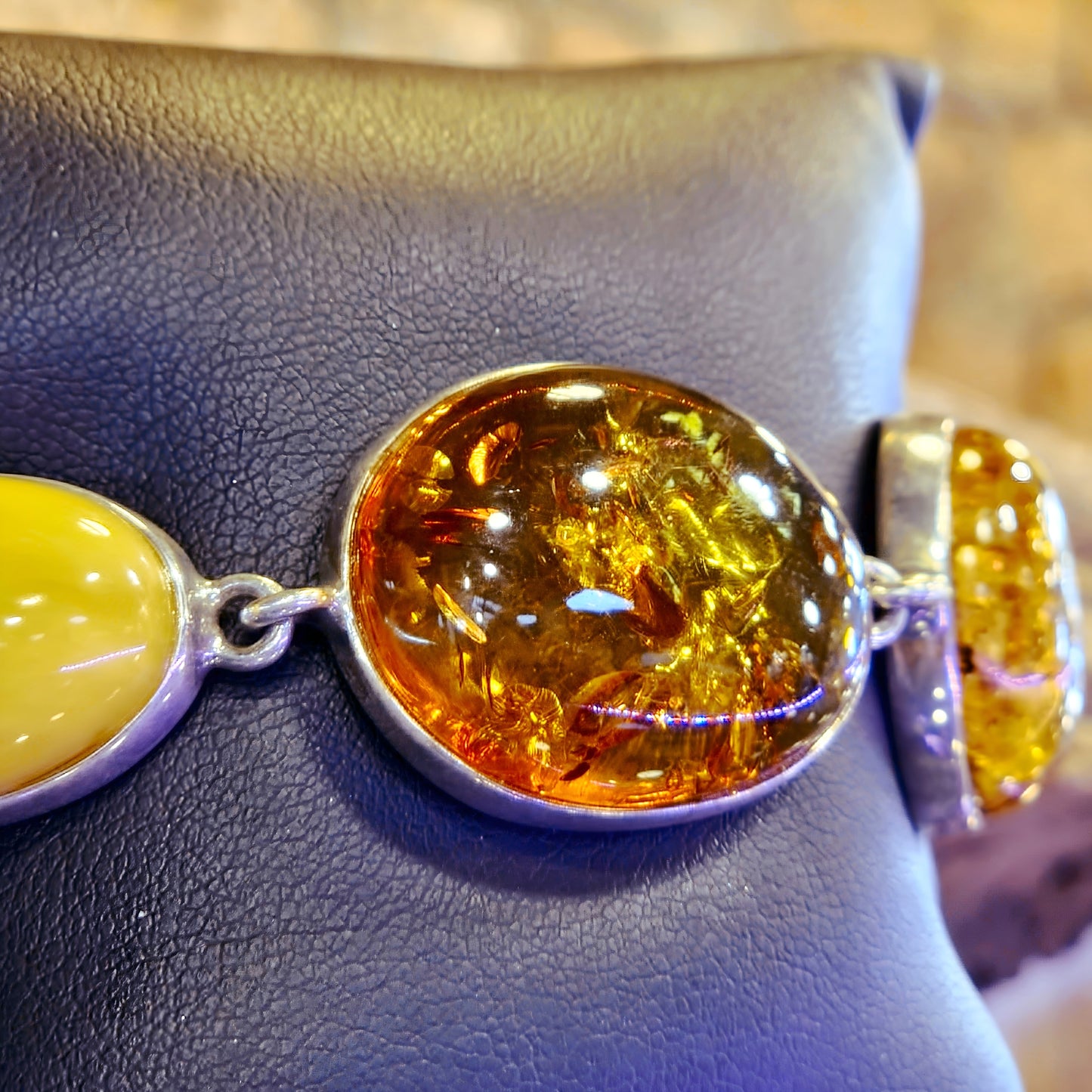 Multi-tone Baltic Amber Bracelet