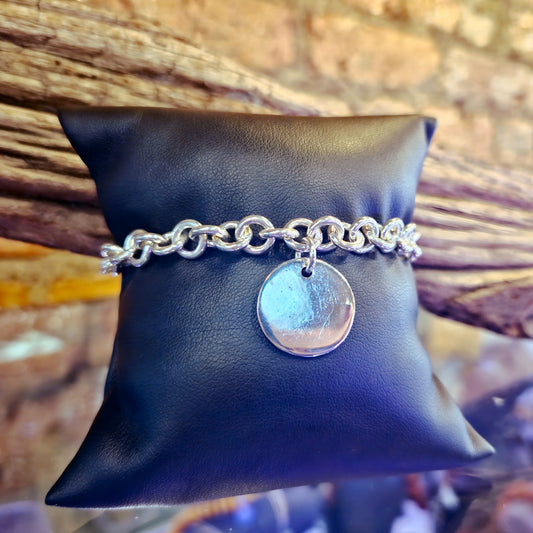 Chain Bracelet With Tag Charm