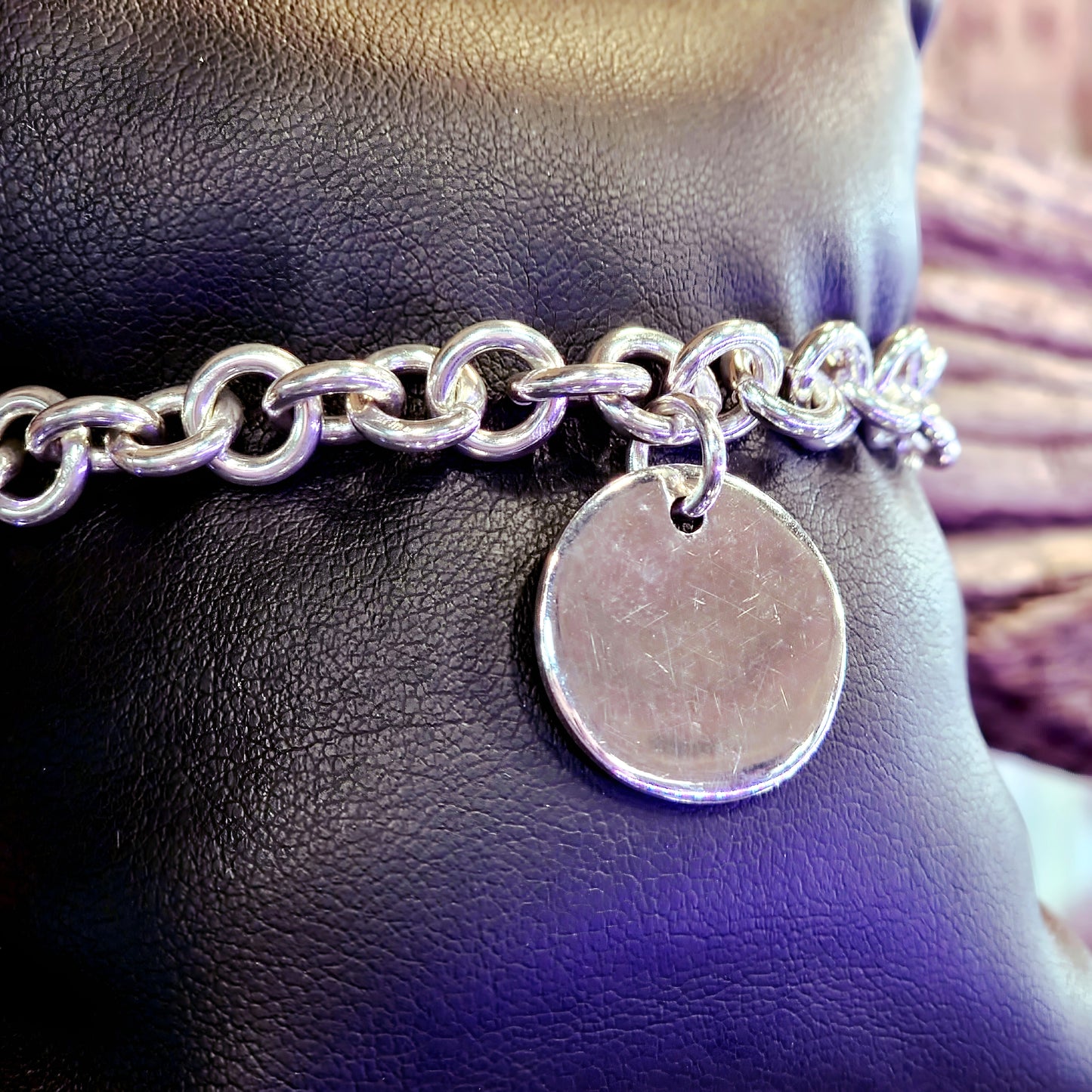 Chain Bracelet With Tag Charm
