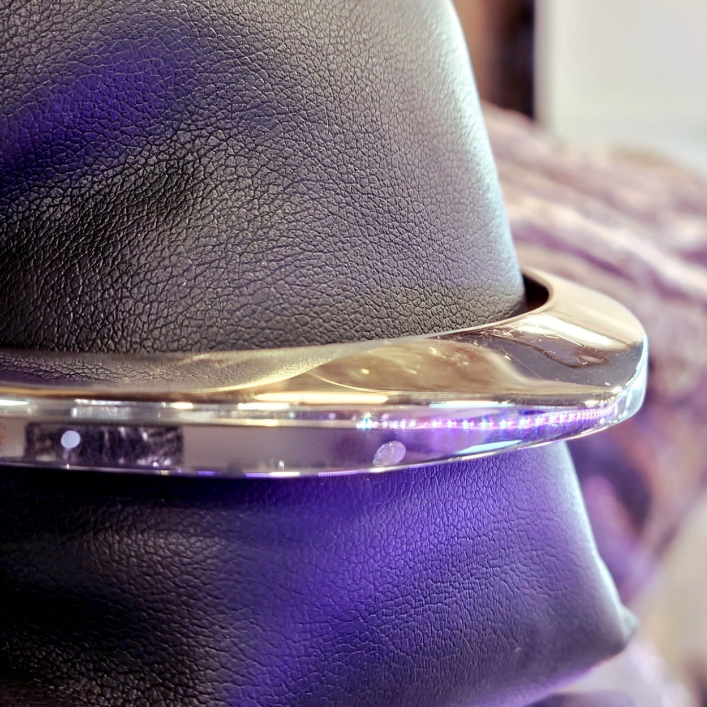 Triangular Twist Sterling Silver Bangle