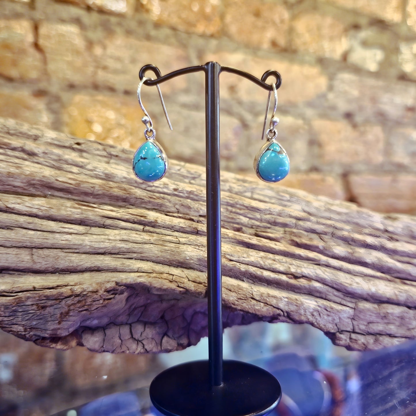 Turquoise Teardrop Earrings