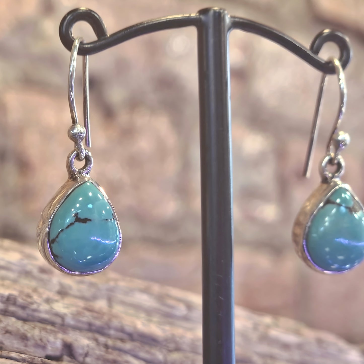 Turquoise Teardrop Earrings