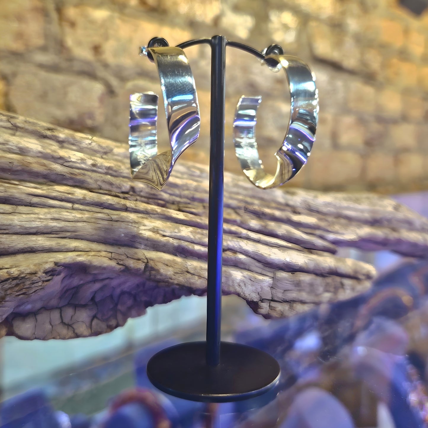 Twist Hoop Earrings