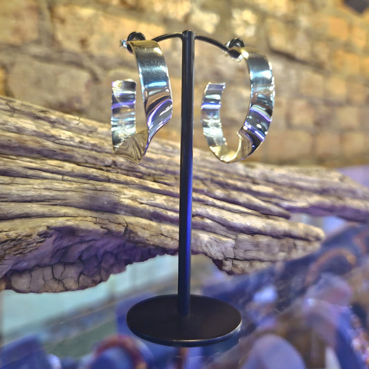 Twist Hoop Earrings