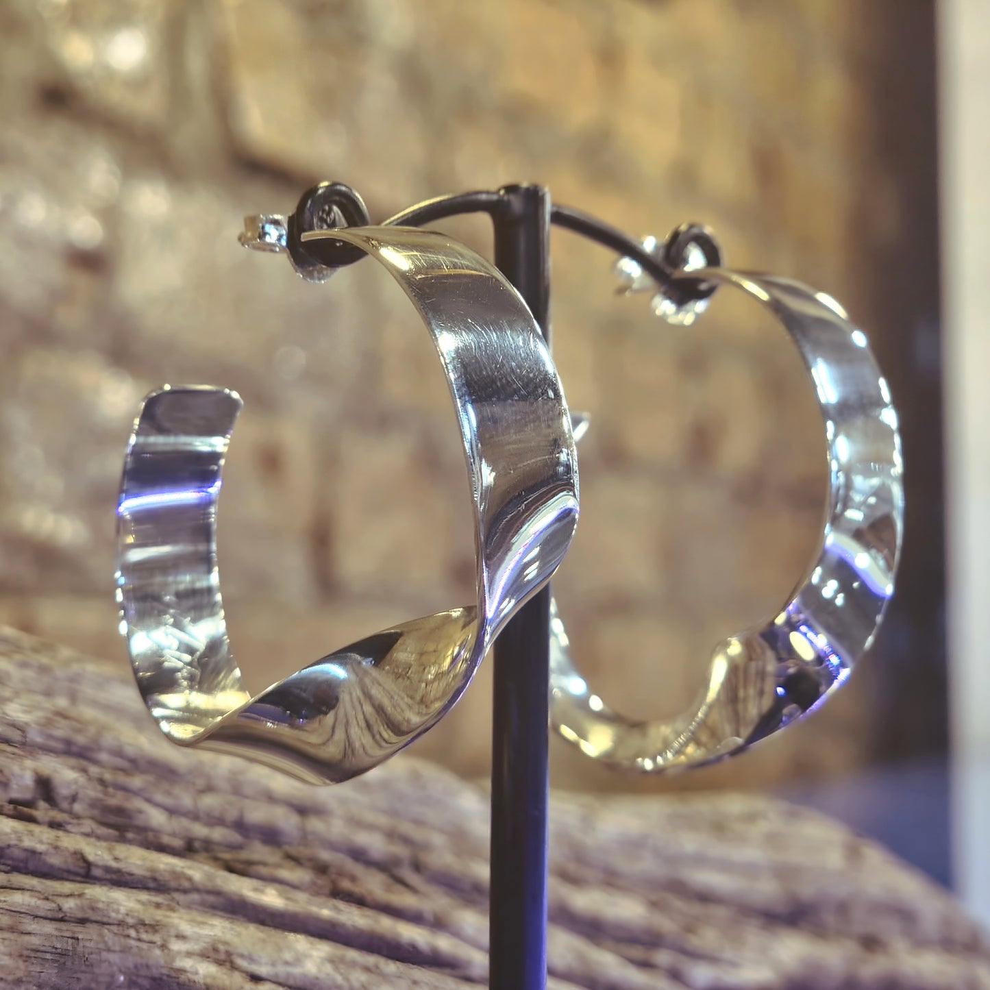 Twist Hoop Earrings