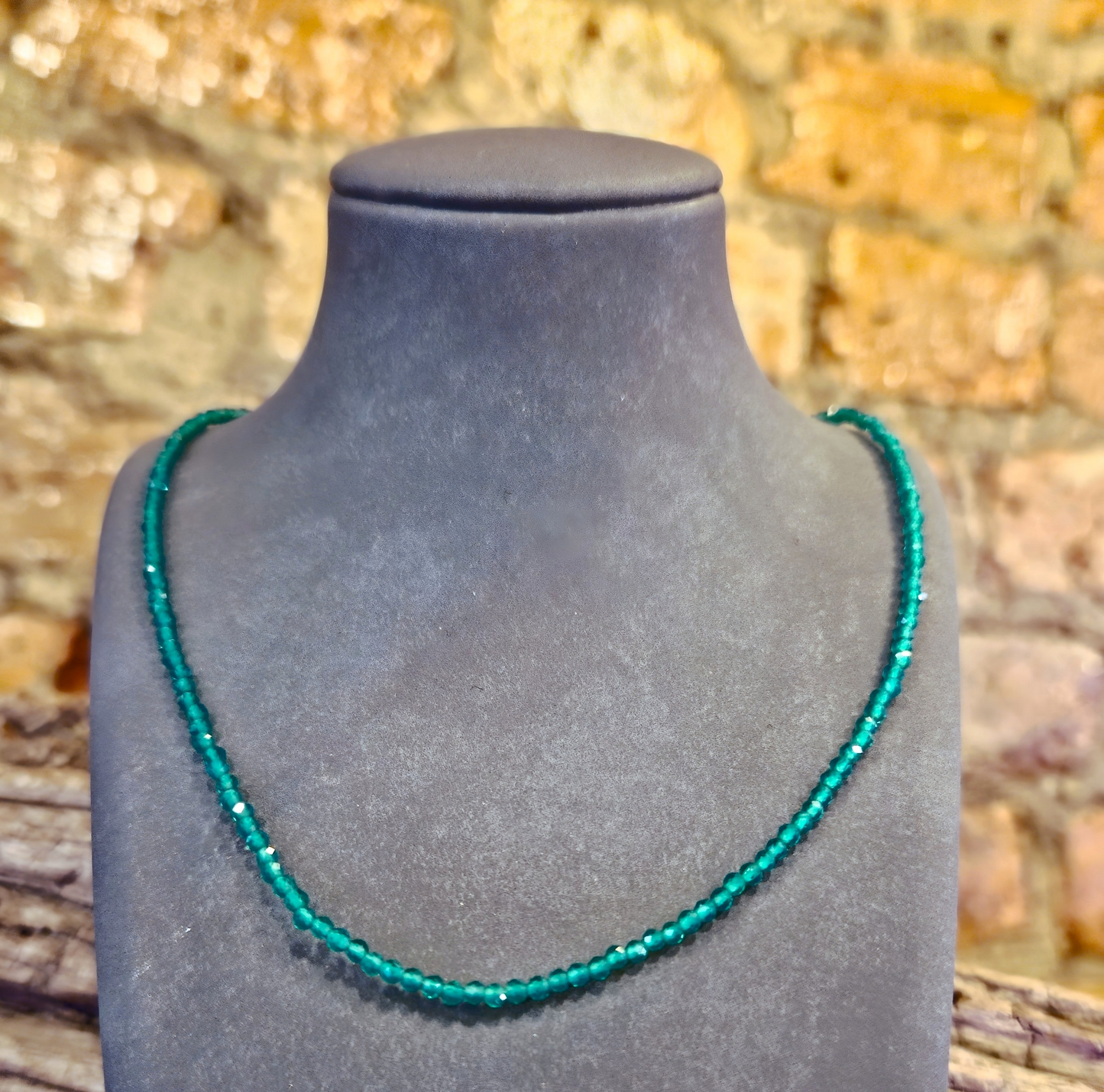 Emerald Beaded Necklace