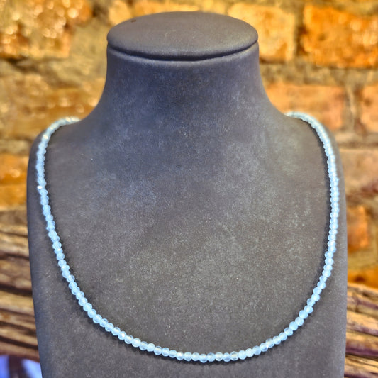 Aquamarine Beaded Necklace