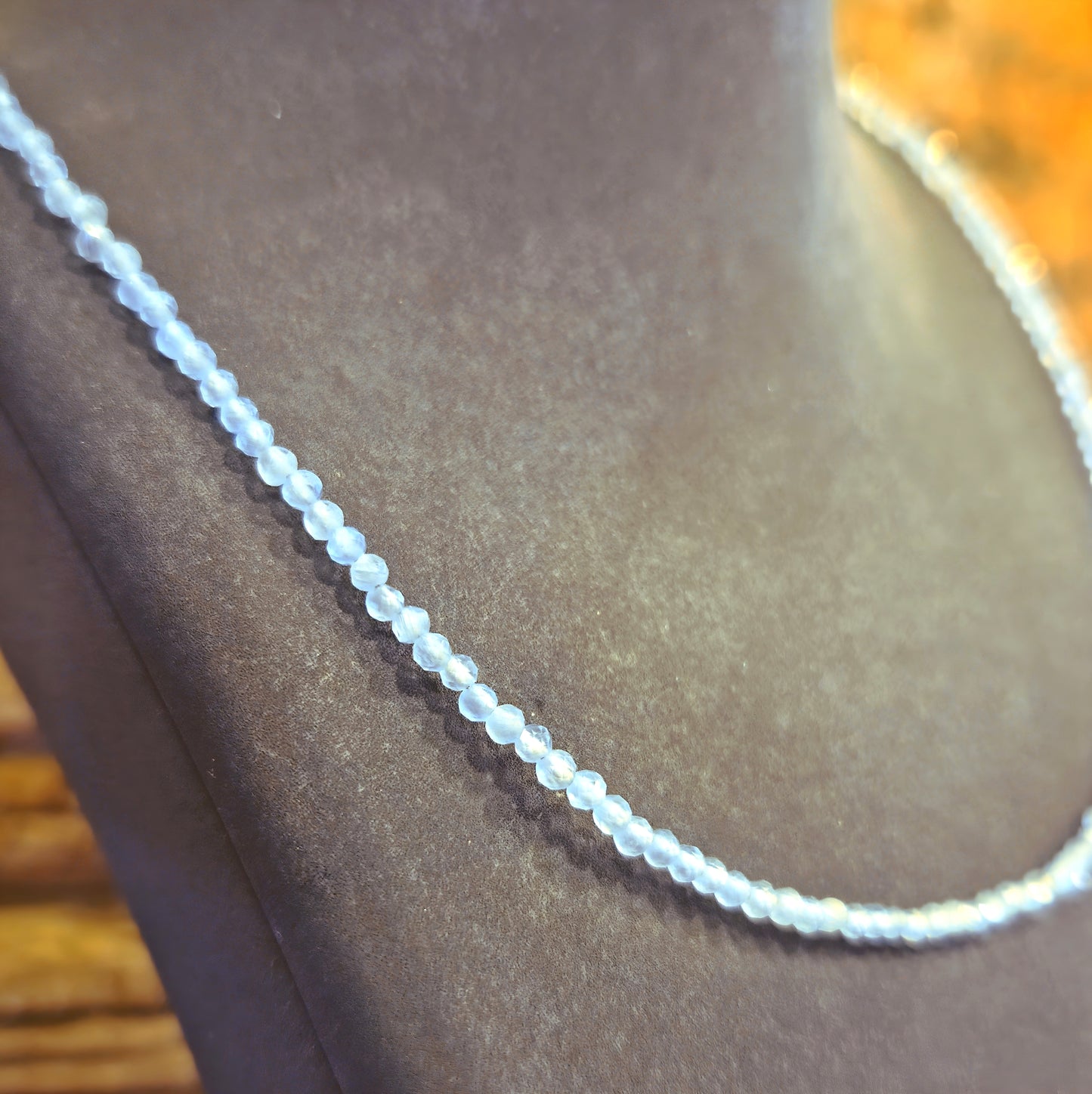 Aquamarine Beaded Necklace