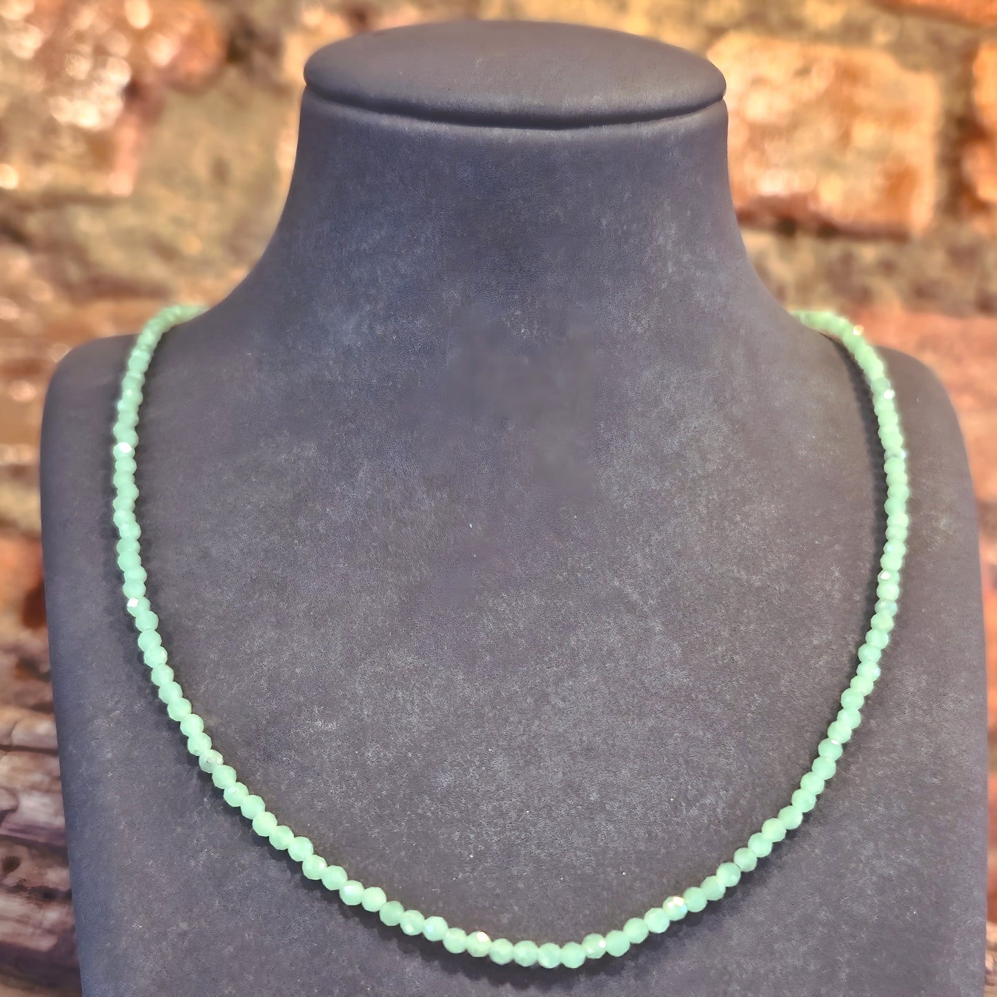 Prehnite Beaded Necklace