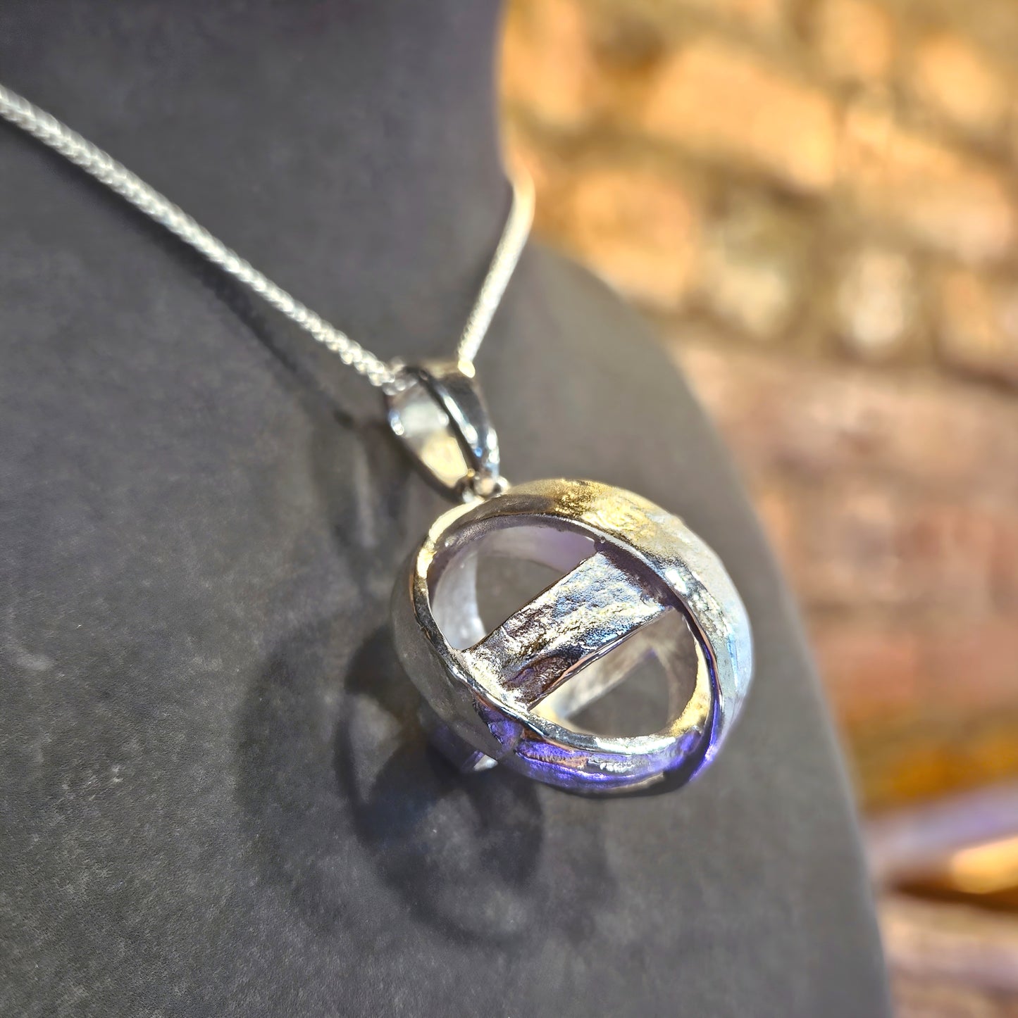 Sueno Collection - Sterling Silver Orbit Pendant