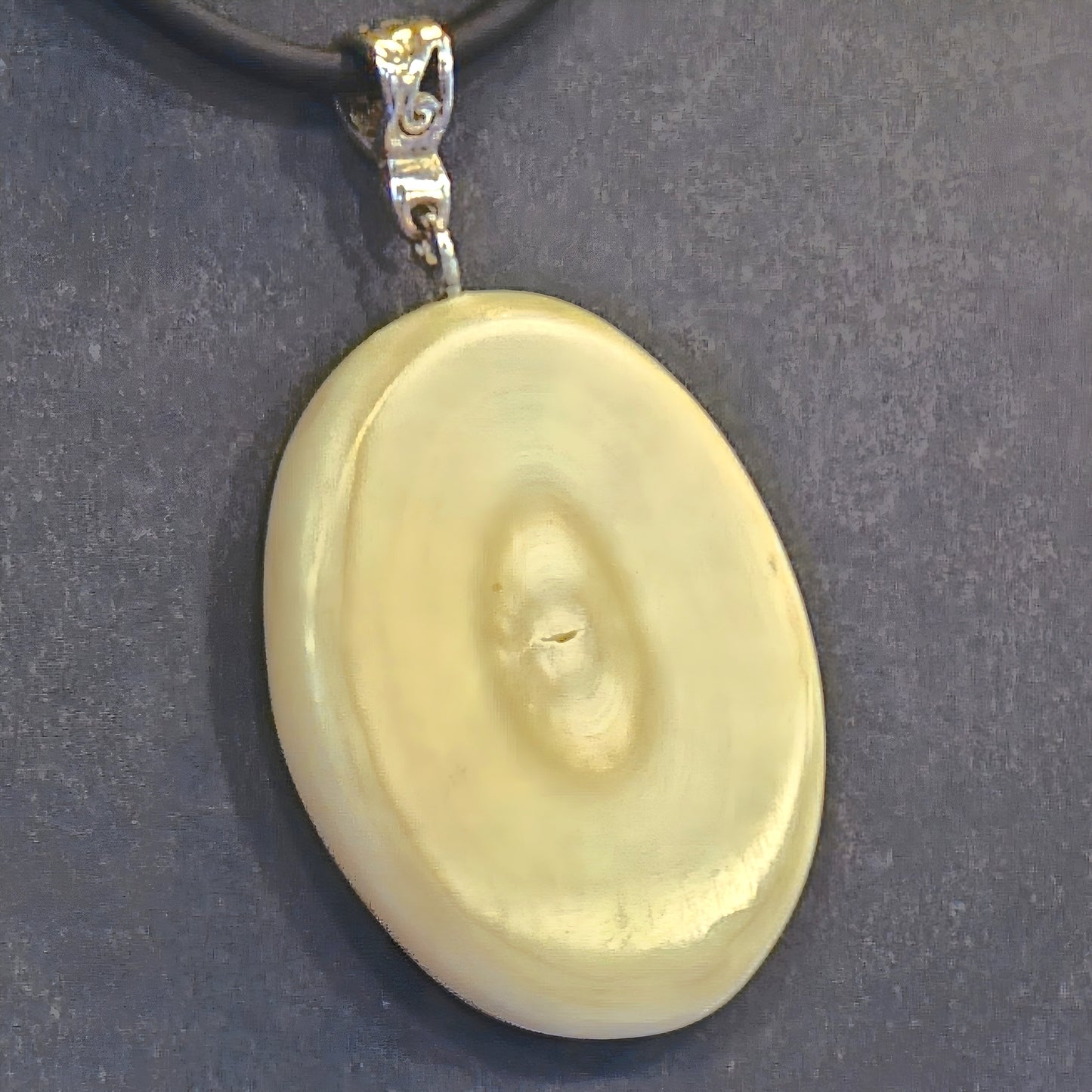 Natural Bone Pendant Necklace