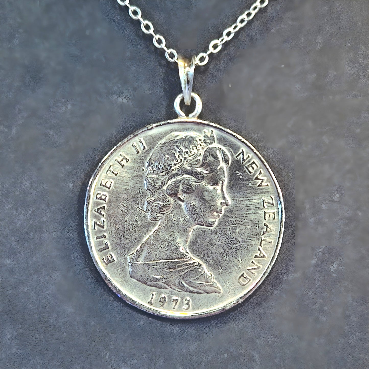 Vintage Coin Pendant Necklace