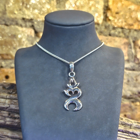 Sterling Silver “Om” Symbol Pendant