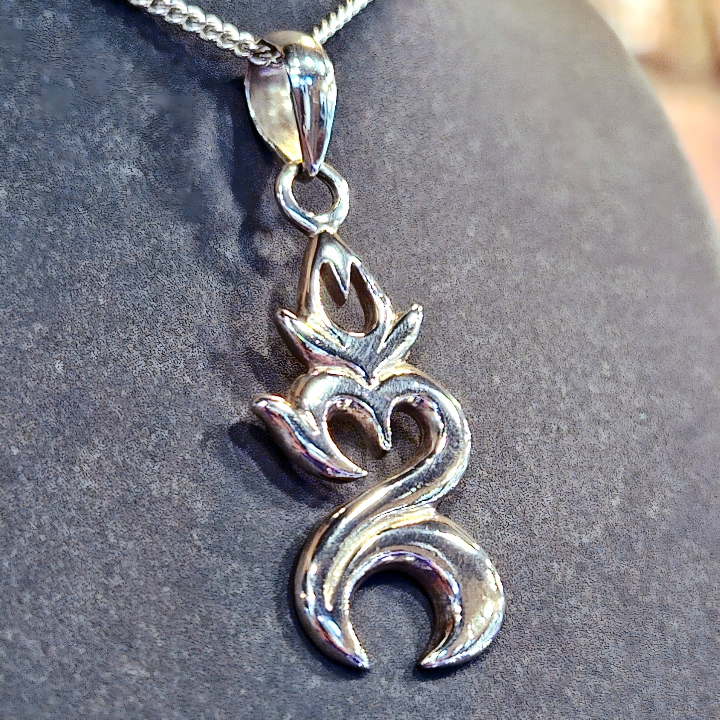 Sterling Silver “Om” Symbol Pendant