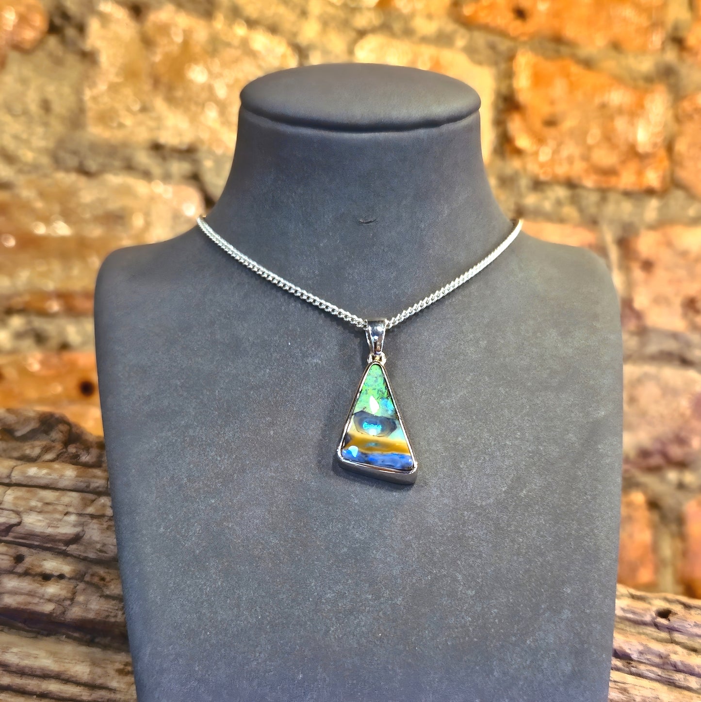 Queensland Boulder Opal Pendant