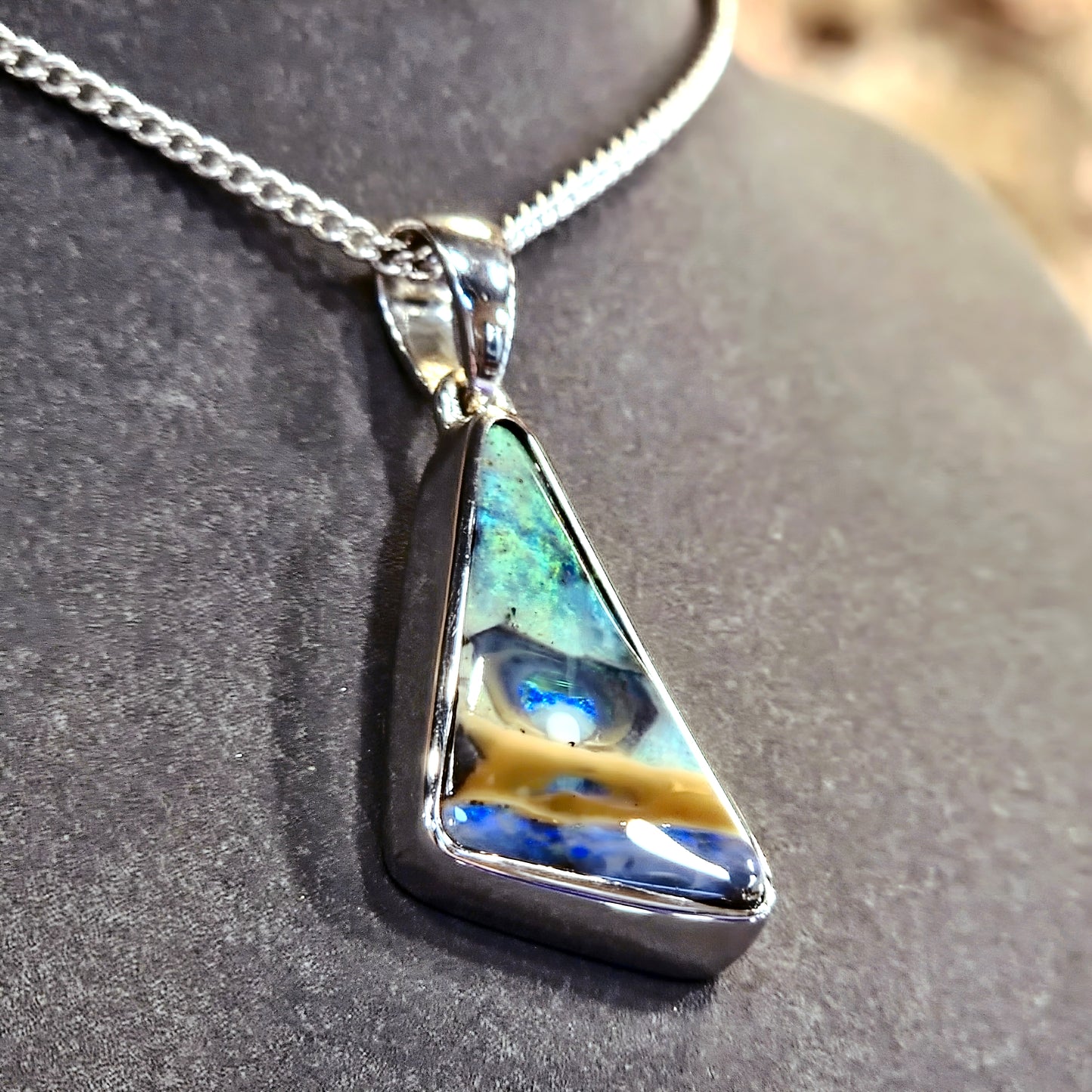 Queensland Boulder Opal Pendant