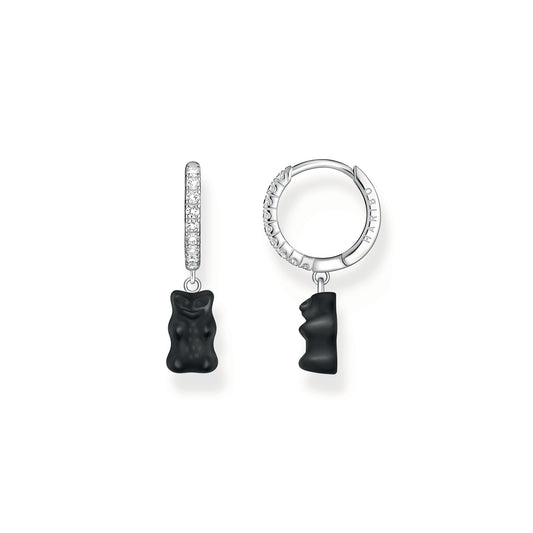 Black Haribo Single Black Earring