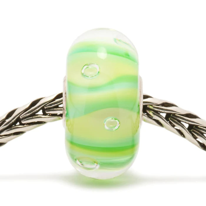 Trollbeads Green Stripe Bubble