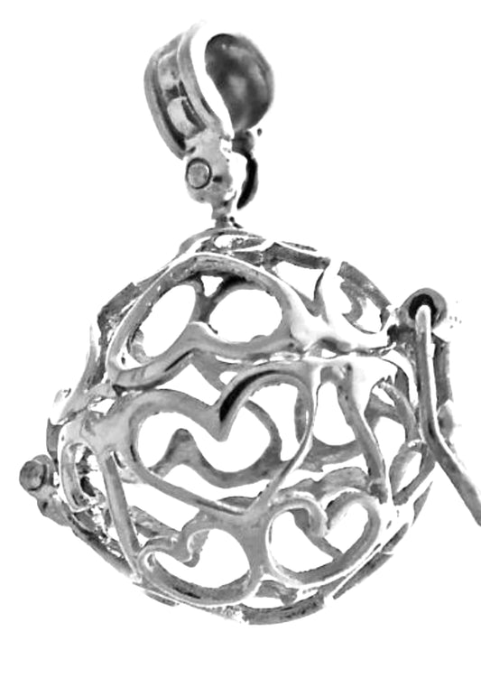Keepsake heart Ball pendant