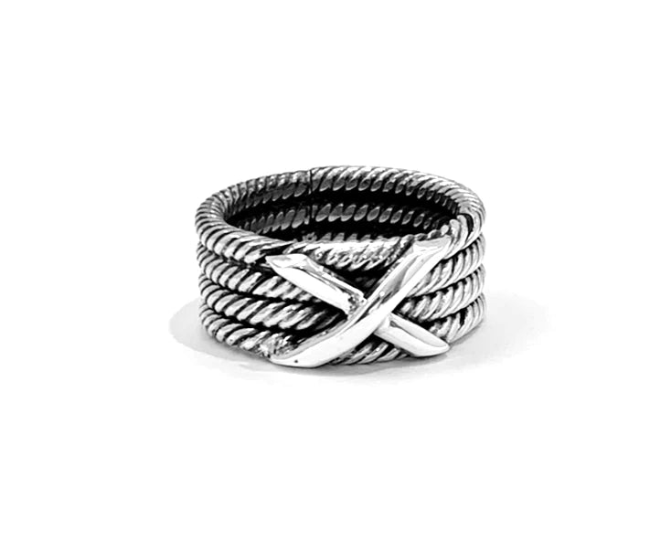 Rope Ring – For the Love of Silver
