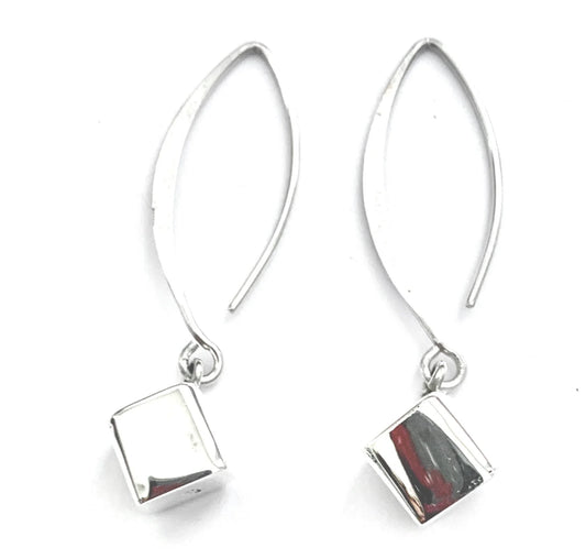 Silver Drop Earrings