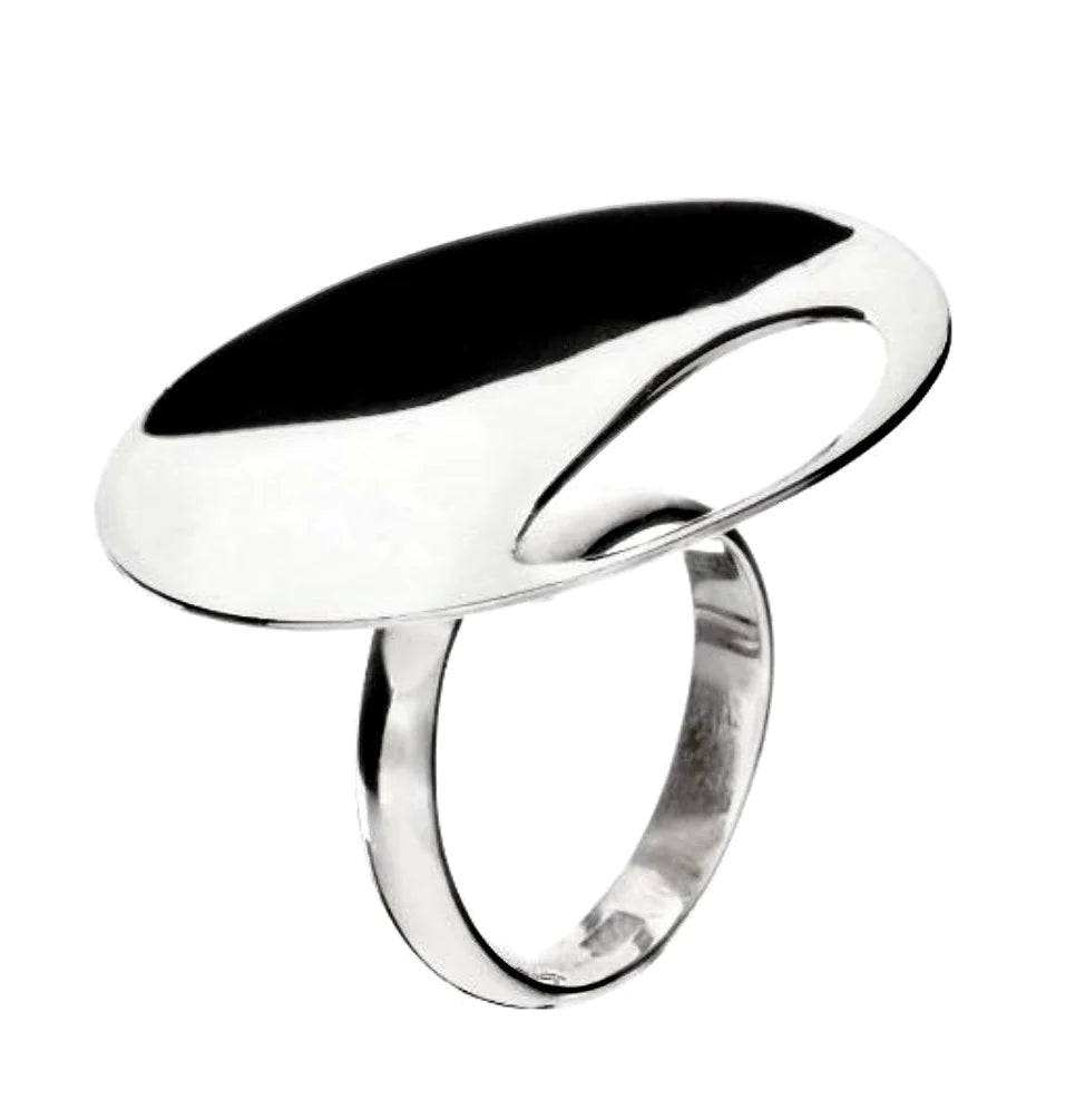 Oval and Circle Cut Out Ring