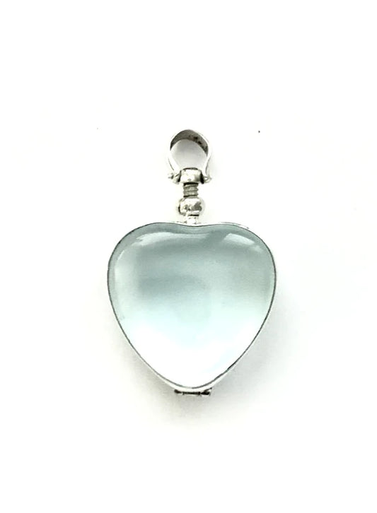 Glass Heart Locket