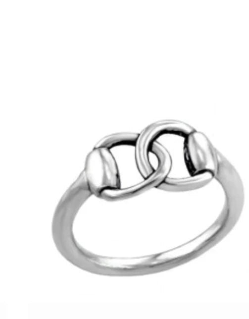 Double Horse Bit Ring – For the Love of Silver