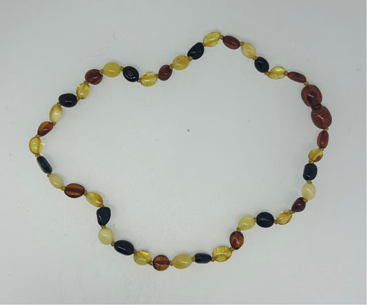 Babys Multi Amber Necklace