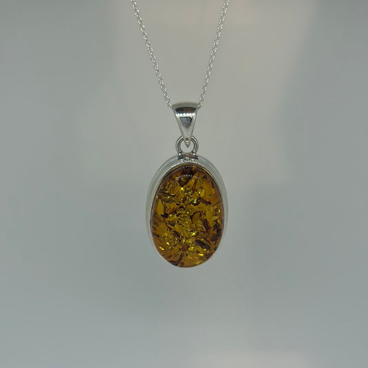 Golden Amber pendant