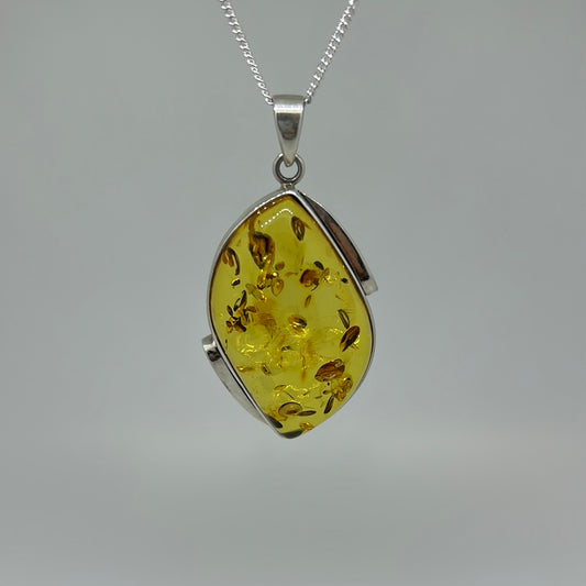 Elegant Amber Pendant